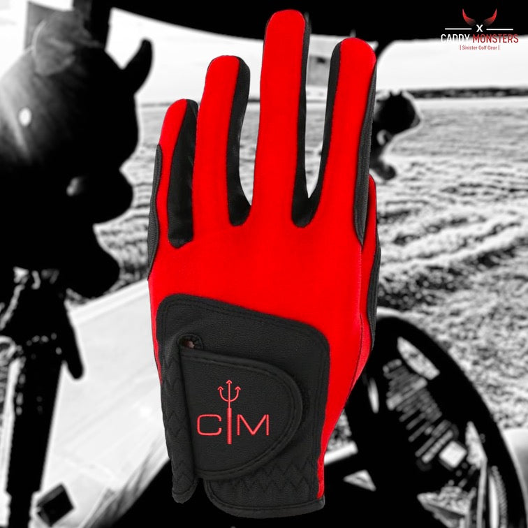 CM Golf Glove Red/Black